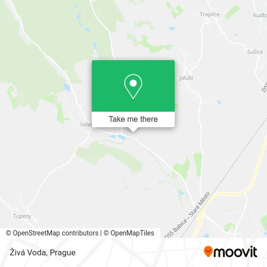 Карта Živá Voda