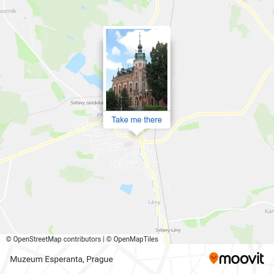 Карта Muzeum Esperanta