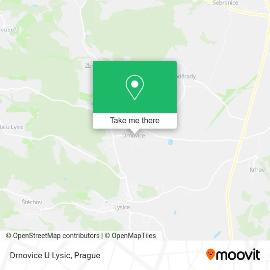 Карта Drnovice U Lysic