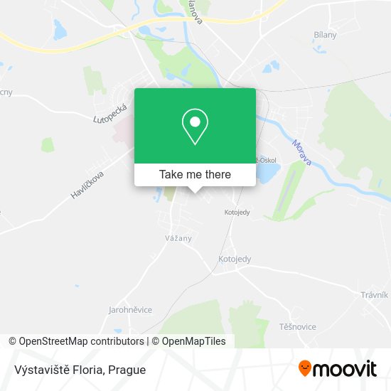 Výstaviště Floria map