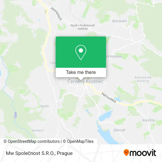 Карта Mw Společnost S.R.O.