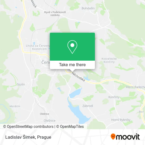 Ladislav Šimek map