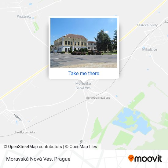 Moravská Nová Ves map
