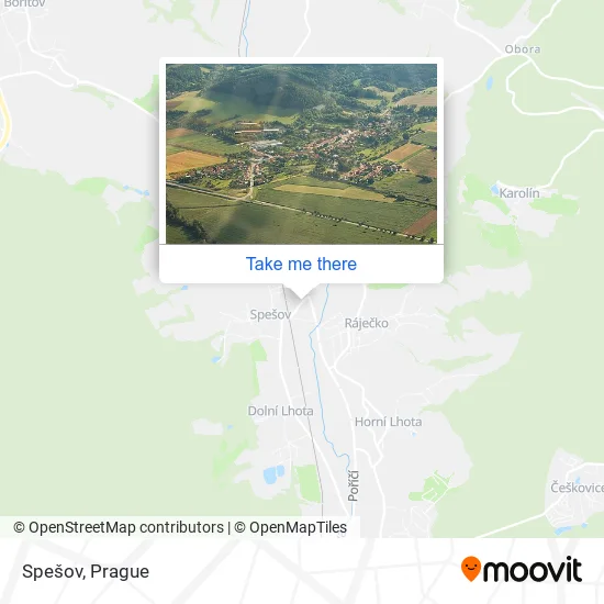 Карта Spešov
