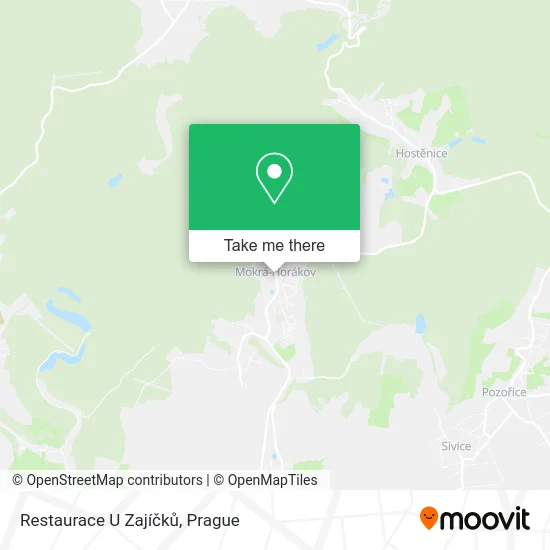 Карта Restaurace U Zajíčků