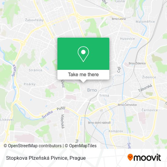 Stopkova Plzeňská Pivnice map