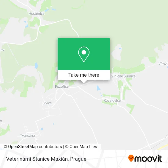 Карта Veterinární Stanice Maxián