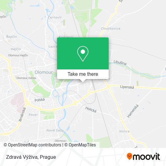 Zdravá Výživa map