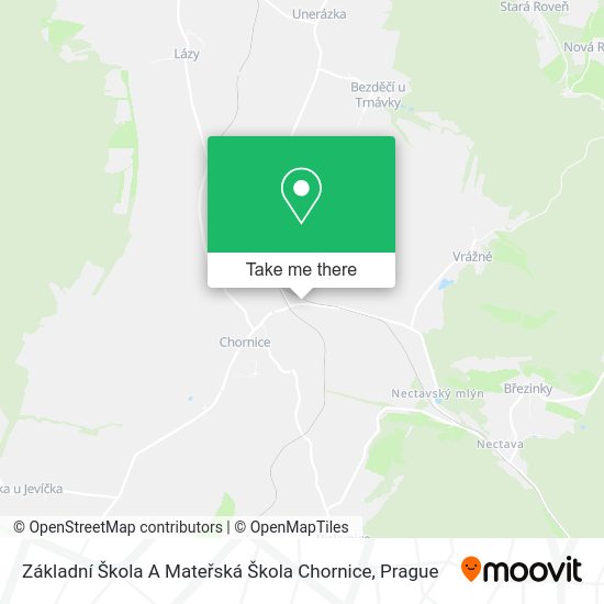 Základní Škola A Mateřská Škola Chornice map