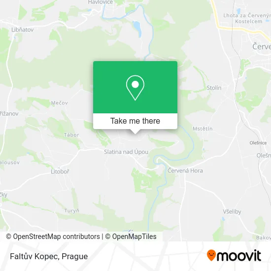 Faltův Kopec map