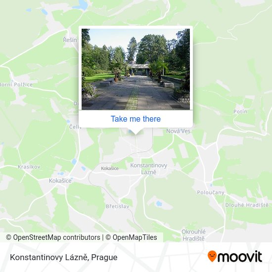 Konstantinovy Lázně map