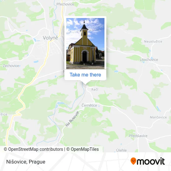 Карта Nišovice