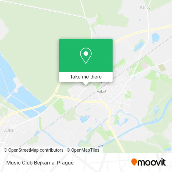 Карта Music Club Bejkárna