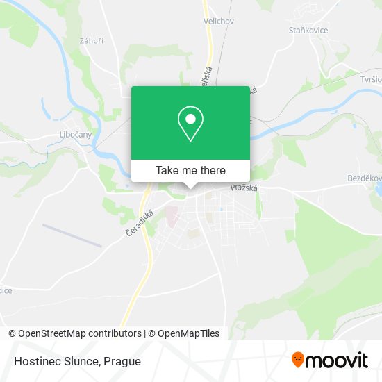 Карта Hostinec Slunce