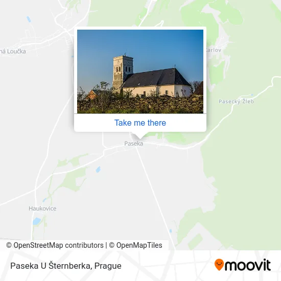 Карта Paseka U Šternberka