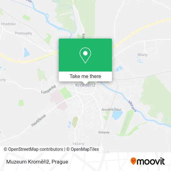Карта Muzeum Kroměříž
