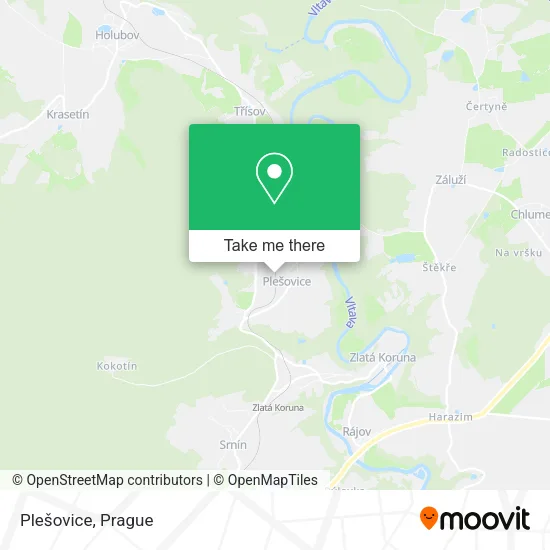 Карта Plešovice