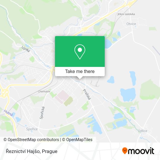 Řeznictví Hajšo map