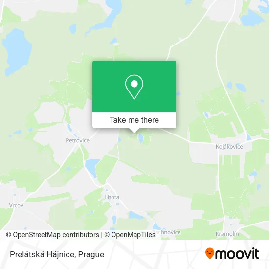 Карта Prelátská Hájnice