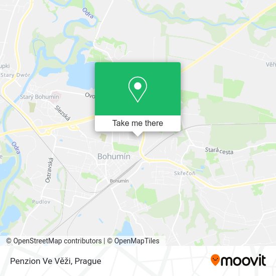 Penzion Ve Věži map