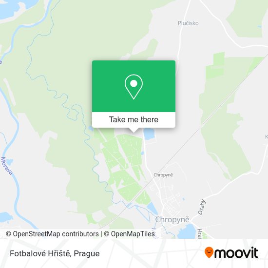 Fotbalové Hřiště map