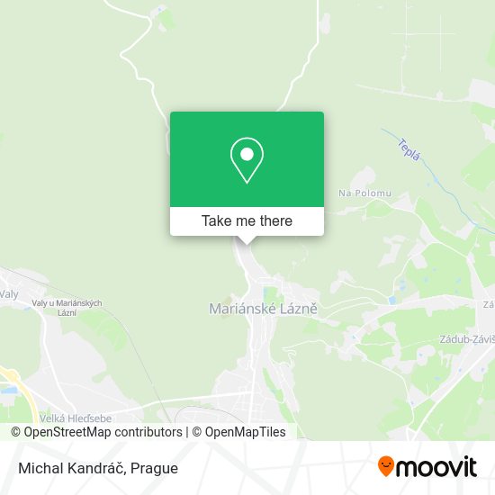 Michal Kandráč map