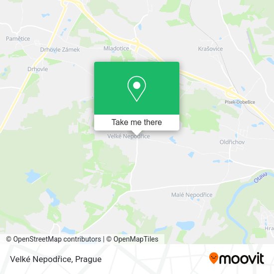 Velké Nepodřice map