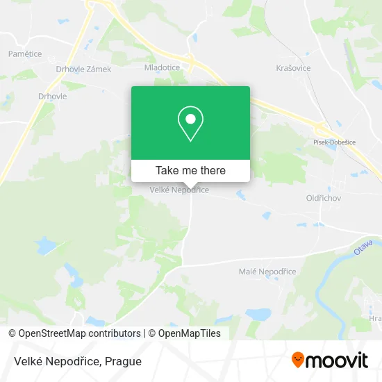 Карта Velké Nepodřice