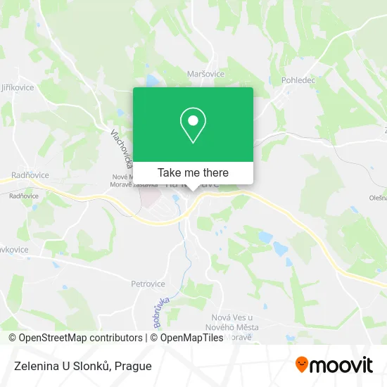 Карта Zelenina U Slonků