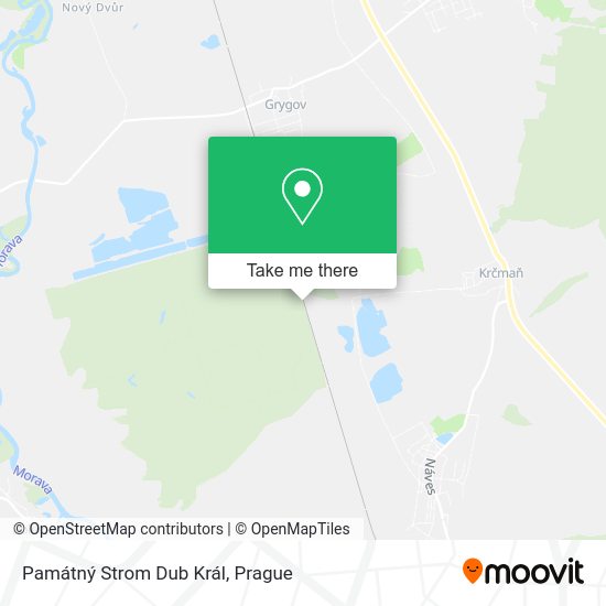 Památný Strom Dub Král map