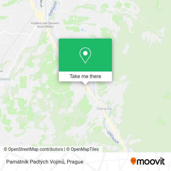 Památník Padlých Vojínů map