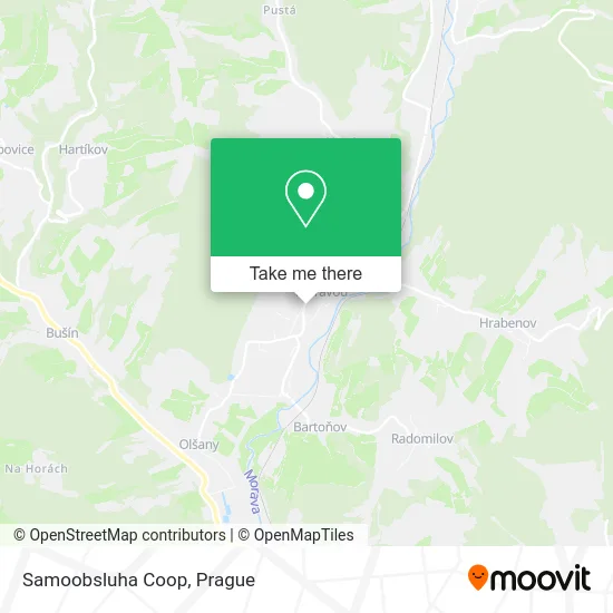 Карта Samoobsluha Coop
