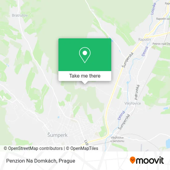 Карта Penzion Na Domkách
