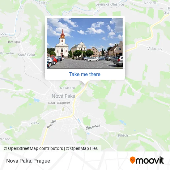 Карта Nová Paka