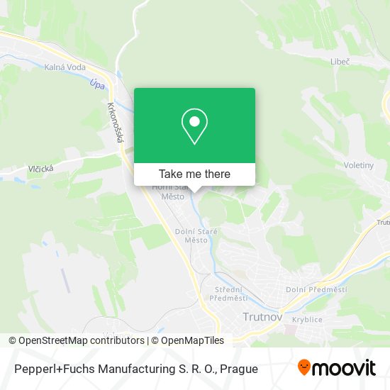 Pepperl+Fuchs Manufacturing S. R. O. map