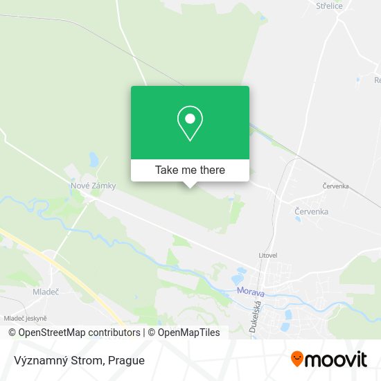 Významný Strom map