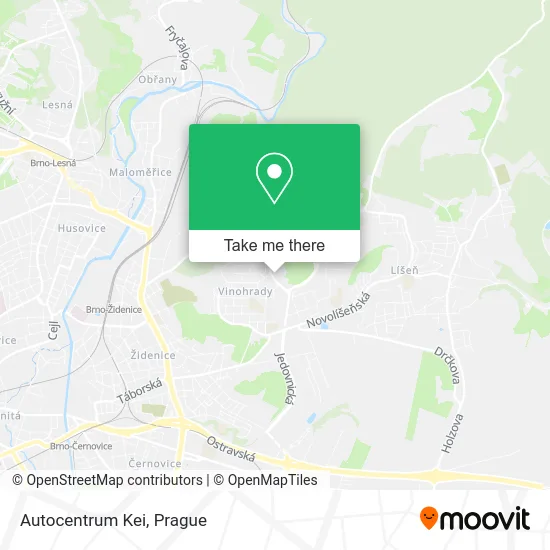 Карта Autocentrum Kei