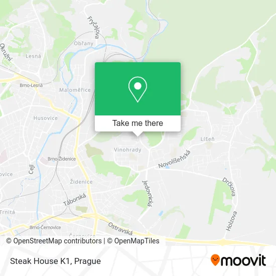 Карта Steak House K1