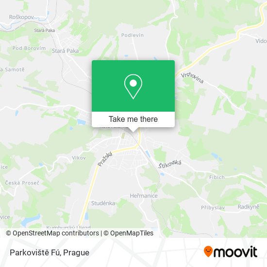 Parkoviště Fú map