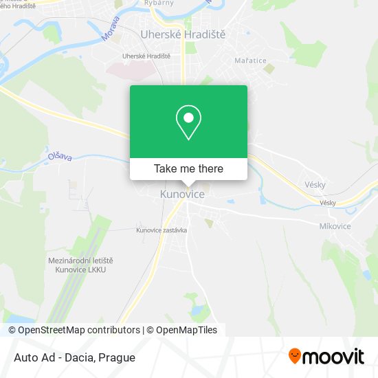 Auto Ad - Dacia map