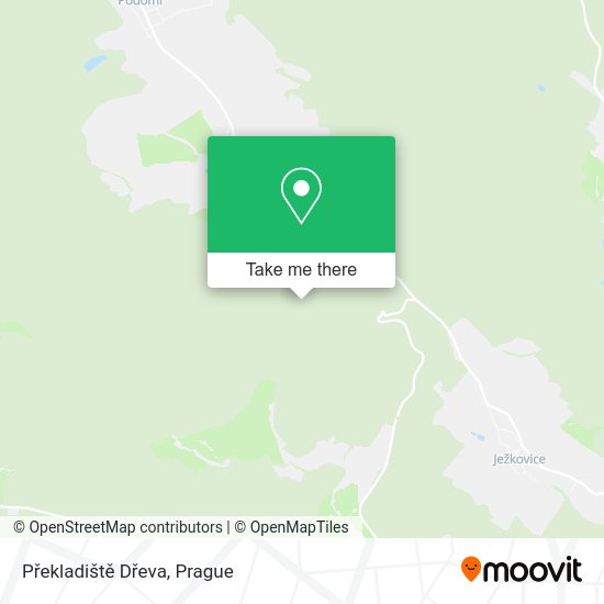 Překladiště Dřeva map