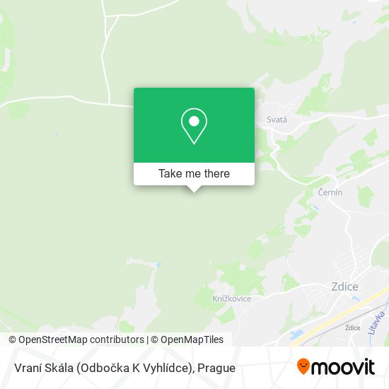 Vraní Skála (Odbočka K Vyhlídce) map