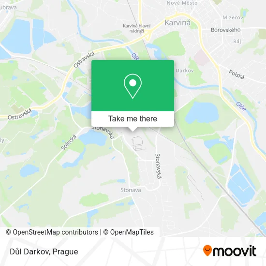 Карта Důl Darkov