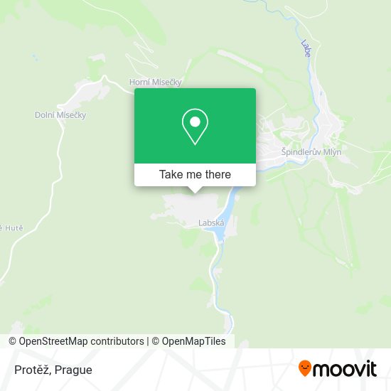 Карта Protěž