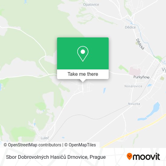 Sbor Dobrovolných Hasičů Drnovice map