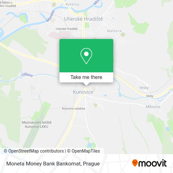 Moneta Money Bank Bankomat map