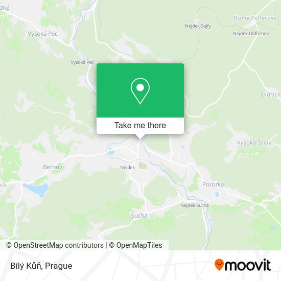 Bílý Kůň map