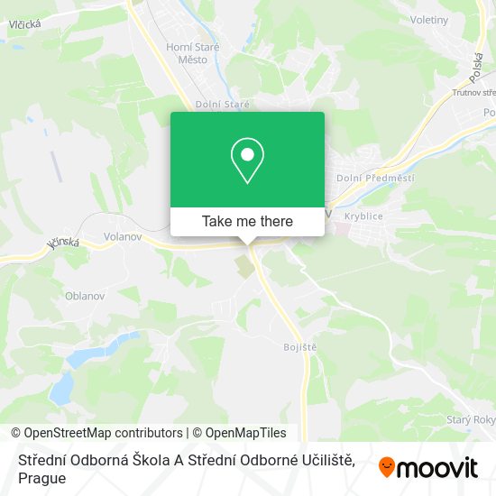 Střední Odborná Škola A Střední Odborné Učiliště map