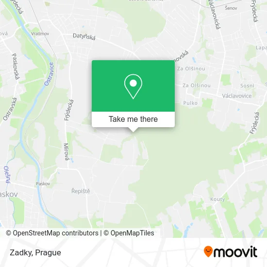 Карта Zadky