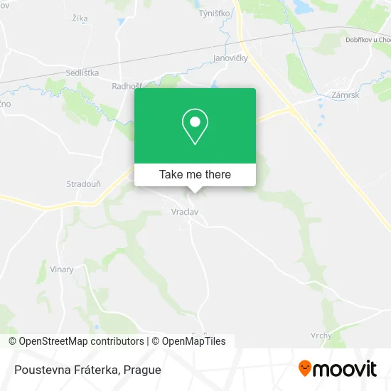 Карта Poustevna Fráterka